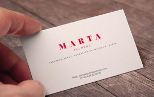 Marta Palmero Diseño tarjeta de visita Señor Creativo